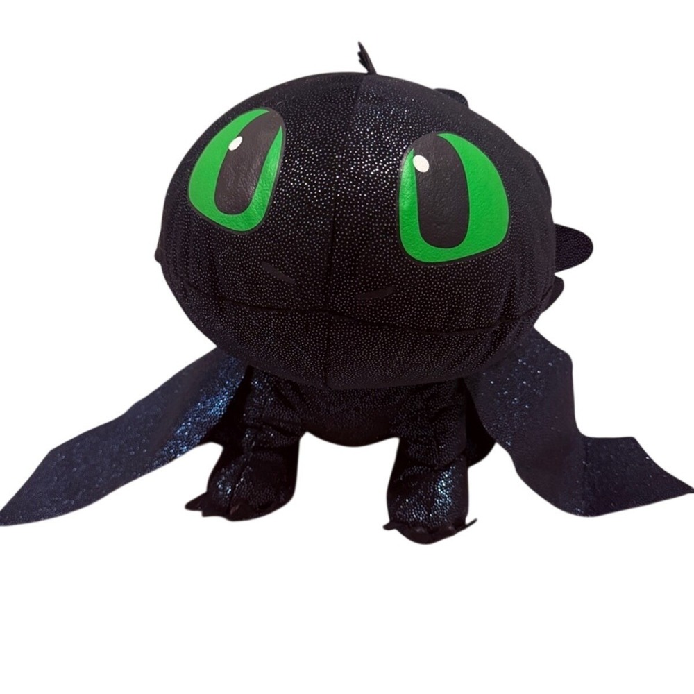 DreamWorks How to Train Your Dragon Hidden World Toothless Shimmer Plush Black